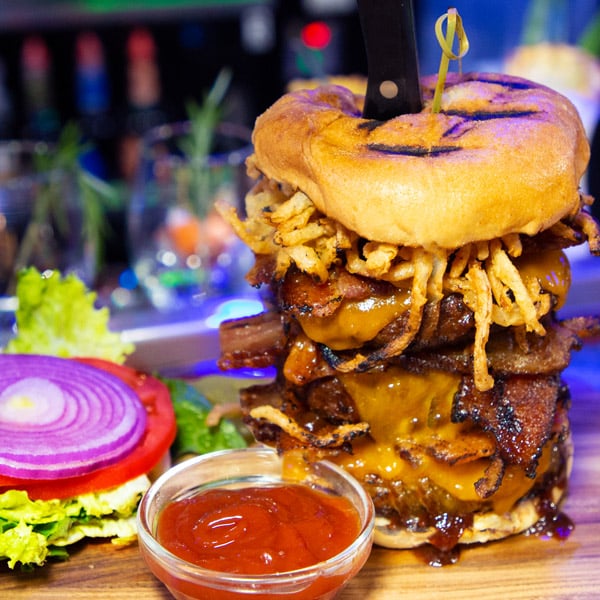 The Bistro “Stacked” Burger