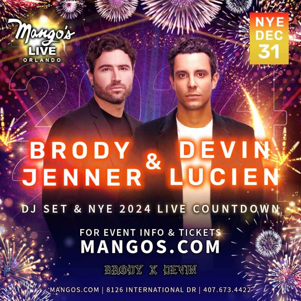 Mangos Live NYE Brody Jenner x Devin Lucien