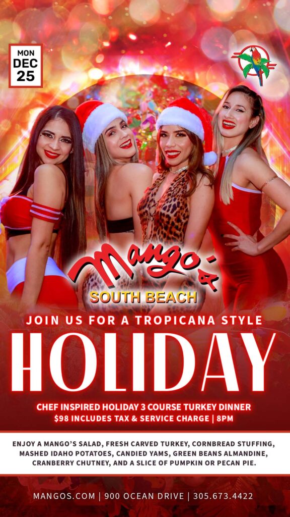Mangos South Beach Holiday 2023