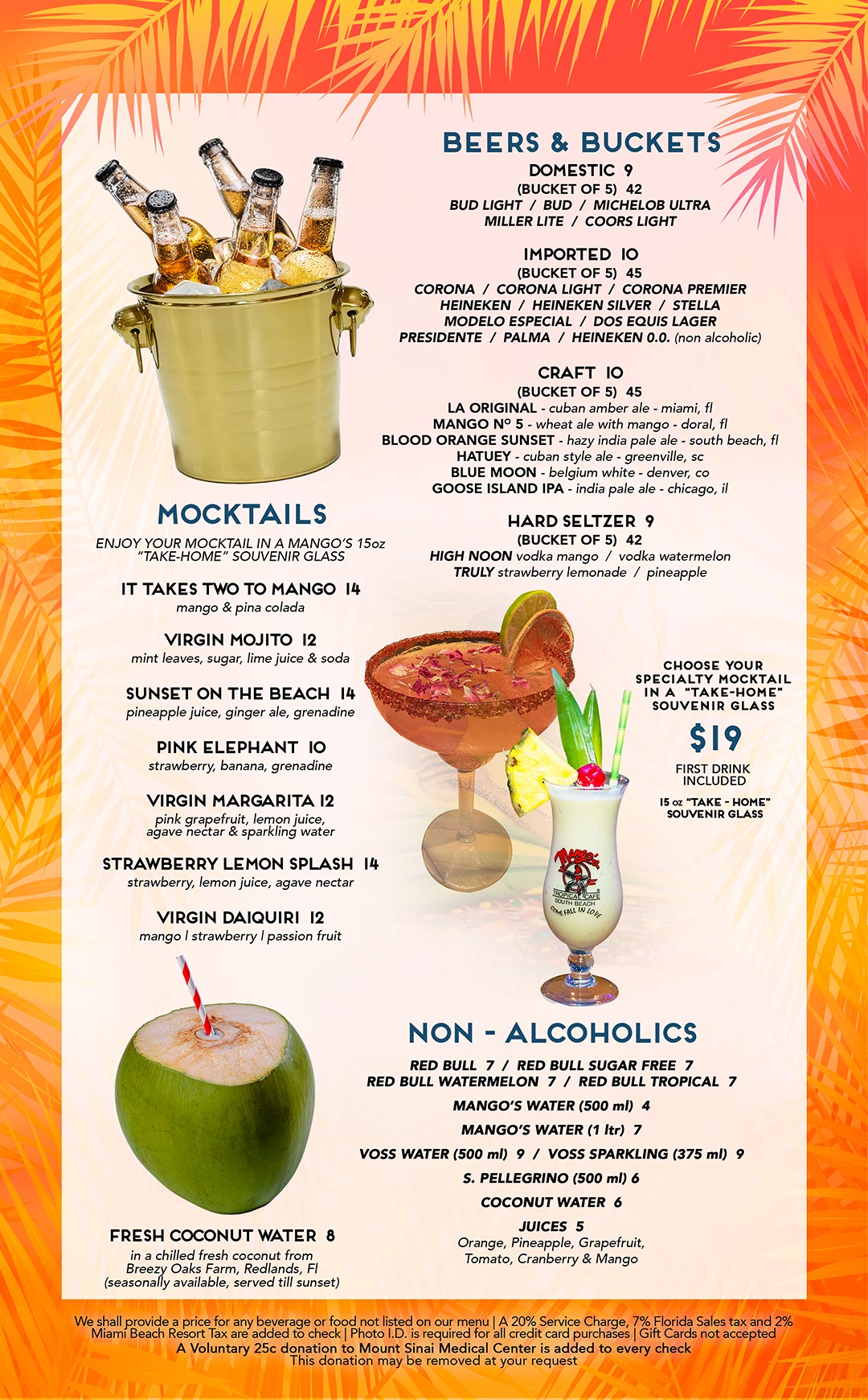 mangos miami beverage menu